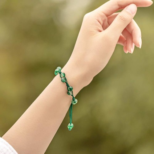 Cinnabar Green Aventurine Luck Bracelet Cinnabar Green Aventurine Luck Bracelet