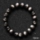 Silver Sheen Obsidian Protection Bracelet Silver Sheen Obsidian Protection Bracelet