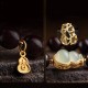 Red Sandalwood Gourd Jade Calm Bracelet