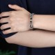 999 Sterling Silver Double Dragon Luck Bracelet