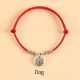 Handmade 999 Silver Year of the Dragon Luck Bracelet