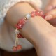 Strawberry Quartz Moonstone PiXiu Love Healing Bracelet Strawberry Quartz Moonstone PiXiu Love Healing Bracelet