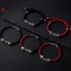 925 Silver PiXiu Prosperity Braided String Bracelet 925 Silver PiXiu Prosperity Braided String Bracelet