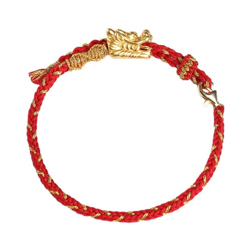 999 Silver Dragon Luck Eight Thread Knot Braided Bracelet 999 Silver Dragon Luck Eight Thread Knot Braided Bracelet