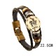 12 Constellations Hematite Leather Bracelet 12 Constellations Hematite Leather Bracelet