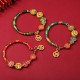 Tibetan Gourd Fortune Happiness Lion Wealth Bracelet