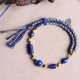 Handmade Lazurite Bead Positive Rope Bracelet Handmade Lazurite Bead Positive Rope Bracelet