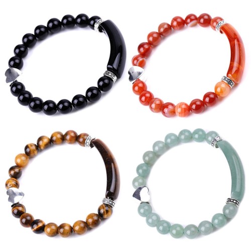 Crystal Beads Unisex Heart Bracelet Crystal Beads Unisex Heart Bracelet