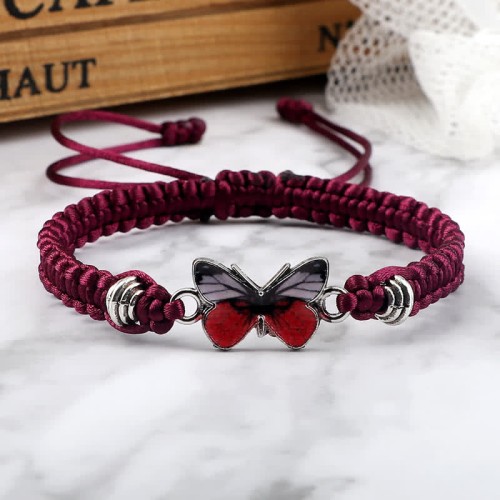 Butterfly Freedom Love Charm Bracelet