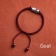925 Silver 12 Chinese Zodiac Cinnabar String Bracelet 925 Silver 12 Chinese Zodiac Cinnabar String Bracelet