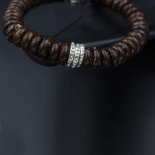 Tibetan Coconut Shell Om Mani Padme Hum Bracelet Tibetan Coconut Shell Om Mani Padme Hum Bracelet