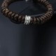 Tibetan Coconut Shell Om Mani Padme Hum Bracelet Tibetan Coconut Shell Om Mani Padme Hum Bracelet