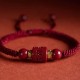 Cinnabar Om Mani Padme Hum Blessing Bracelet