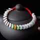 Round Jade Lucky Red String Weave Bracelet Round Jade Lucky Red String Weave Bracelet