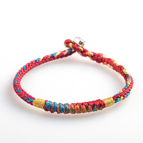 Multicolored "Safe & Lucky" Bracelet Multicolored "Safe & Lucky" Bracelet