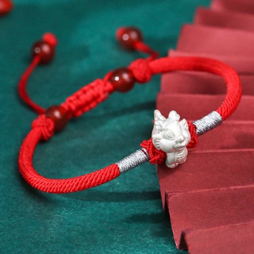 999 Sterling Silver Chinese Zodiac Luck Bracelet 999 Sterling Silver Chinese Zodiac Luck Bracelet