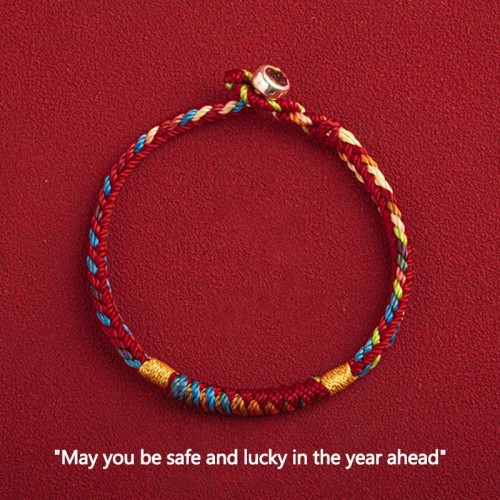 Multicolored "Safe & Lucky" Bracelet Multicolored "Safe & Lucky" Bracelet