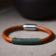 Tibetan Leather Five Elements Luck Braided Bracelet Tibetan Leather Five Elements Luck Braided Bracelet