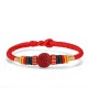 Year of the Dragon 925 Silver Cinnabar Auspicious Bracelet Year of the Dragon 925 Silver Cinnabar Auspicious Bracelet
