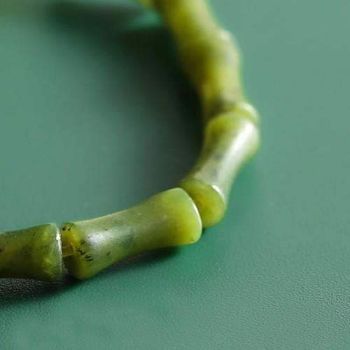 Green Bamboo Jade Luck Bracelet Green Bamboo Jade Luck Bracelet
