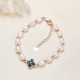 Pearl Four Leaf Clover Wealth Bracelet Pearl Four Leaf Clover Wealth Bracelet