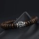 Tibetan Coconut Shell Om Mani Padme Hum Bracelet Tibetan Coconut Shell Om Mani Padme Hum Bracelet