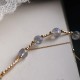 Moonstone Positive Charm Chain Bracelet Moonstone Positive Charm Chain Bracelet