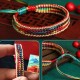 Tibetan Rainbow Protection Braided String Bracelet Tibetan Rainbow Protection Braided String Bracelet