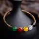 Colorful Agate Five Elements String Bracelet Colorful Agate Five Elements String Bracelet