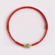 Jade Lucky Bead Prosperity Braided Bracelet