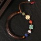 Agarwood Hetian Jade Crystal Strength Bracelet Agarwood Hetian Jade Crystal Strength Bracelet