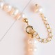 14K Gold Plated Pearl Hetian Cyan Jade Sincerity Bead Bracelet 14K Gold Plated Pearl Hetian Cyan Jade Sincerity Bead Bracelet