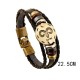 12 Constellations Hematite Leather Bracelet 12 Constellations Hematite Leather Bracelet