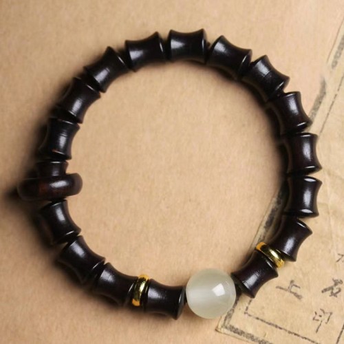 Ebony Green Sandalwood Black Rosewood Peace Bracelet Ebony Green Sandalwood Black Rosewood Peace Bracelet