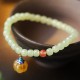 Hetian Jade Pumpkin Amber Red Agate Prosperity Bracelet Hetian Jade Pumpkin Amber Red Agate Prosperity Bracelet