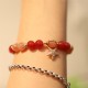 Sunstone Peach Moonstone Red Agate Crystal Star Bracelet Sunstone Peach Moonstone Red Agate Crystal Star Bracelet