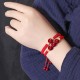 Cinnabar Red String Bracelet for Kids