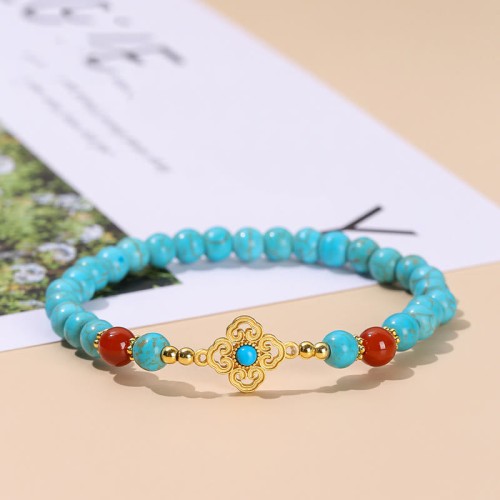 Turquoise Bead Protection Balance Bracelet Turquoise Bead Protection Balance Bracelet