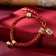 Om Mani Padme Hum Zakiram Wealth Amulet Bracelet