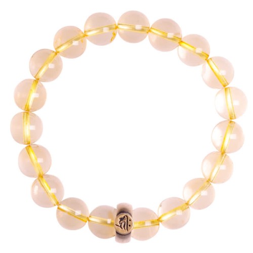Sterling Silver Zodiac Citrine Protection Bracelet