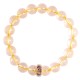 Sterling Silver Zodiac Citrine Protection Bracelet