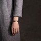 Vintage Handmade Copper Brass Leather Wealth Bracelet Vintage Handmade Copper Brass Leather Wealth Bracelet