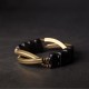 Tibetan Ebony Wood Copper Double Layer Balance Bracelet