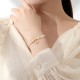 925 Sterling Silver Hetian White Jade Cherry Blossom Protection Bracelet 925 Sterling Silver Hetian White Jade Cherry Blossom Protection Bracelet