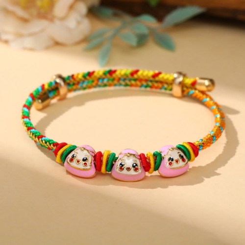 Colorful Rope Zongzi Pattern Luck Bracelet Colorful Rope Zongzi Pattern Luck Bracelet
