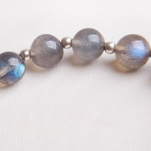 Moonstone Strawberry Quartz Flower Healing Charm Bracelet Moonstone Strawberry Quartz Flower Healing Charm Bracelet