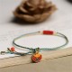 Handmade Cinnabar Blessing Braid Double Layer Bracelet Handmade Cinnabar Blessing Braid Double Layer Bracelet
