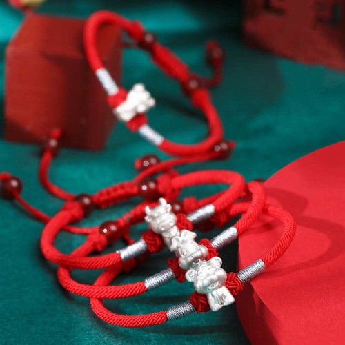 999 Sterling Silver Chinese Zodiac Luck Bracelet 999 Sterling Silver Chinese Zodiac Luck Bracelet