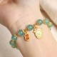 Year of the Dragon Red Agate Green Aventurine Bracelet Year of the Dragon Red Agate Green Aventurine Bracelet