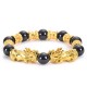 Double Pixiu Obsidian Wealth Bracelet
